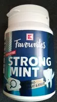 Mängden socker i K-Favourites Strong Mint