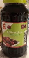 Mängden socker i Süßkirschen entsteint, gezuckert