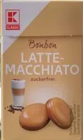 Mängden socker i Latte Macchiato Bonbon - zuckerfrei