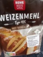 Mängden socker i Weizenmehl Type 405