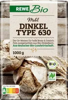 Mängden socker i Dinkelmehl 630