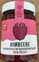 Mängden socker i Himbeere Fruchtaufstrich mit Agavendicksaft gesüßt