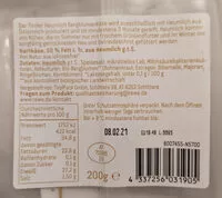 Mängden socker i Bergblumenkäse