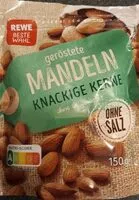 Mängden socker i geröstete Mandeln