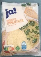 Mängden socker i Geriebener emmentaler