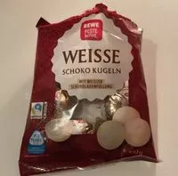 Mängden socker i Weisse Schoko Kugeln mit weisser Schokoladenfüllung