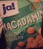 Mängden socker i Macadamia geröstet & gesalzen