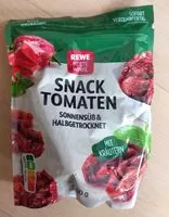 Mängden socker i Snack Tomaten mit Kräutern, sonnensüß & halbgetrocknet