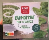 Mängden socker i Rahmspinat - Mild gewürzt