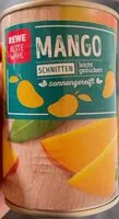 Mängden socker i Mango Schnitten