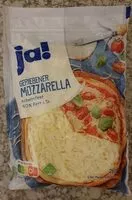 Mängden socker i Geriebener Mozzarella