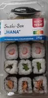 Mängden socker i Sushi-Box "Hana"