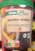 Mängden socker i Mango Sorbet