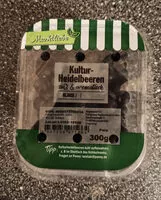Mängden socker i Kultur-Heidelbeeren