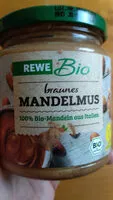 Mängden socker i Rewe Bio braunes Mandelmus