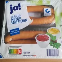 Mängden socker i Wiener