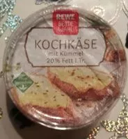 Mängden socker i Kochkäse mit Kümmel