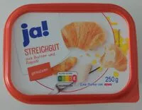 Mängden socker i Streichgut aus Butter und Rapsöl gesalzen