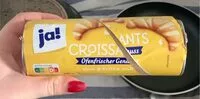 Mängden socker i Croissants ofenfrischer genus