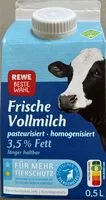 Mängden socker i Frische Vollmilch 3,5%