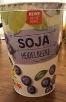 Mängden socker i Rewe beste Wahl Soja Heidelbeere