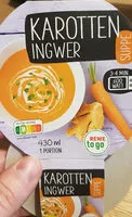 Mängden socker i Karotten-Ingwer Suppe