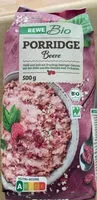 Mängden socker i Porridge Beere