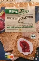Mängden socker i Bio Weizenvollkorn Toast