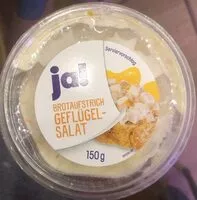 Mängden socker i Brotaufstrich Geflügel-Salat