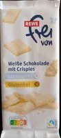 Mängden socker i Weiße Schokolade mit Crispies