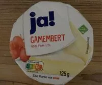 Mängden socker i Käse Camembert