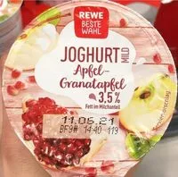 Mängden socker i Joghurt Apfel-Granatapfel