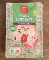 Mängden socker i Veganer Aufschnitt, Typ Paprika Lyoner