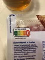 Mängden socker i Bacon in Streifen