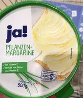 Mängden socker i Pflanzen-Margarine