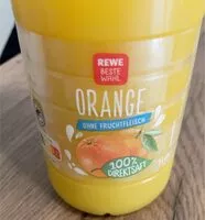 Mängden socker i Orange ohne Fruchtfleisch 100% Direktsaft