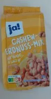 Mängden socker i Cashew-Erdnuss-Mix