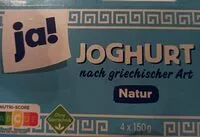 Mängden socker i Joghurt nach griechischer Art