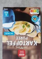 Mängden socker i Kartoffelnpüree mit Milch