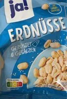 Mängden socker i Erdnüsse geröstet & gesalzen