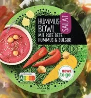 Mängden socker i Hummus Bowl mit Rote Bete Hummus&Bulgur Salat