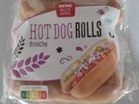 Mängden socker i Hot dog rolls