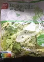 Mängden socker i Eisbergsalat mit Kräutern