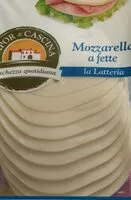 Mängden socker i Mozzarella a fette