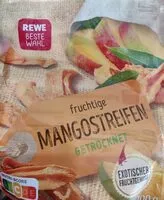 Mängden socker i Fruchtige Mangostreifen getrocknet