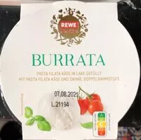 Mängden socker i Burrata