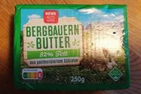 Mängden socker i Bergbauern Butter