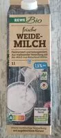 Mängden socker i Rewe Bio frische Weide-Milch