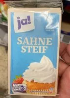 Mängden socker i Sahne Steif
