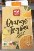 Mängden socker i Orange Ingwer